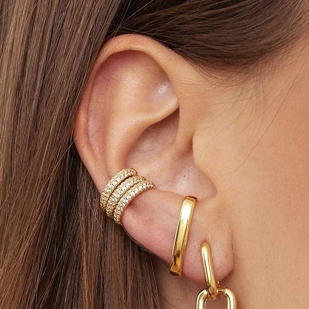 Golden Jacket Earrings